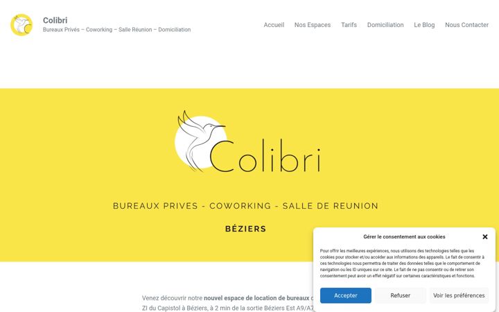 Screenshot di colibricowork.fr