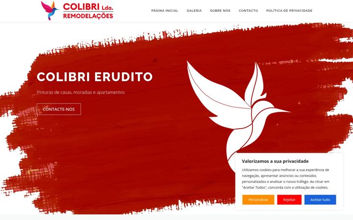 Screenshot of colibrierudito.pt
