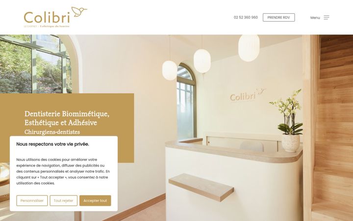Screenshot di colibrilecabinet.fr
