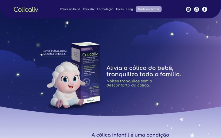 Screenshot van colicaliv.com.br