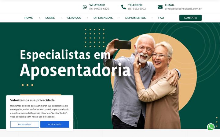 Screenshot van coliconsultoria.com.br