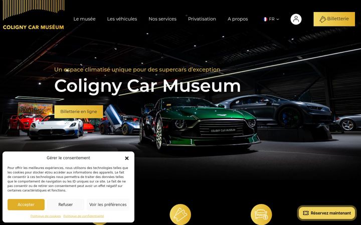 Screenshot di colignycarmuseum.fr