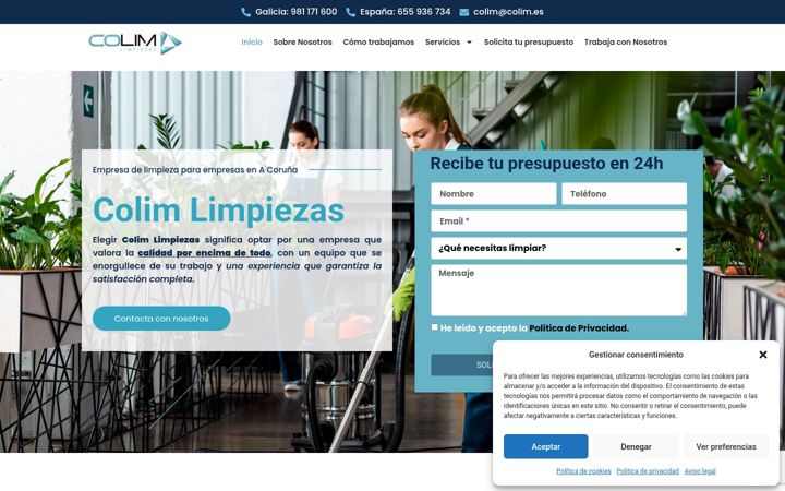 Screenshot of colim.es