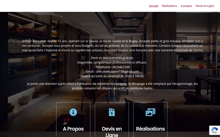 Screenshot di colin-menuiserie.fr