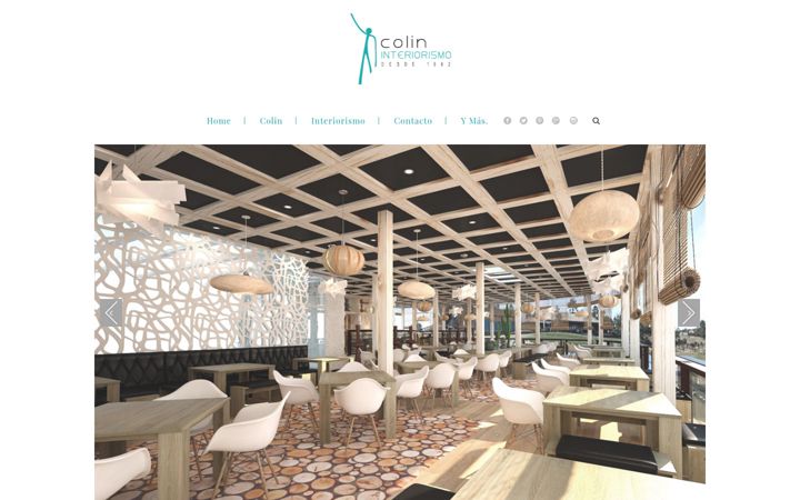 Screenshot of colinestudiodeinteriorismo.com