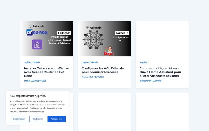 Screenshot of colinfo.fr