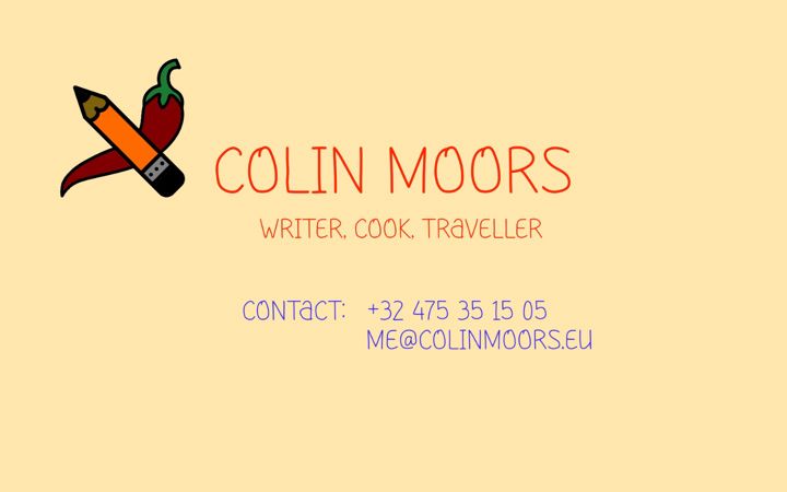 Screenshot of colinmoors.eu