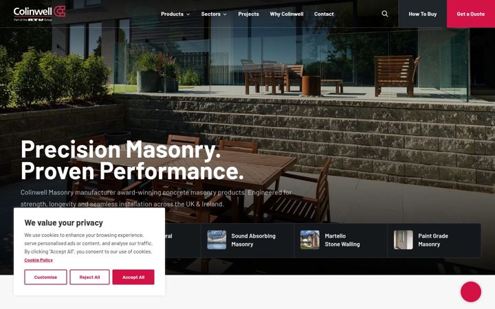Screenshot of colinwell.com