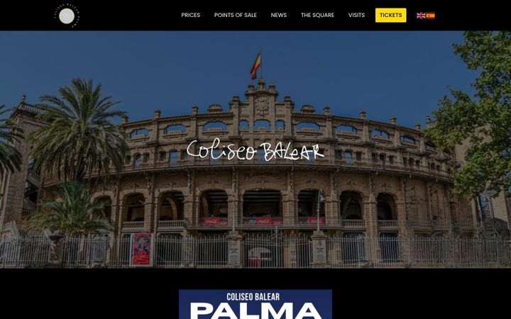Screenshot of coliseobalear.com