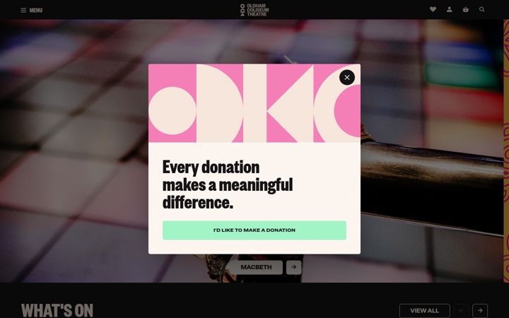 Screenshot of coliseum.org.uk