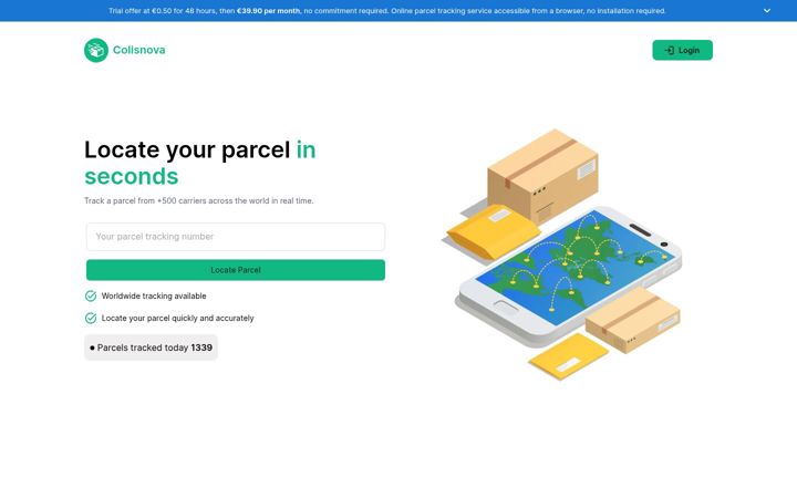 Screenshot of colisnova.com