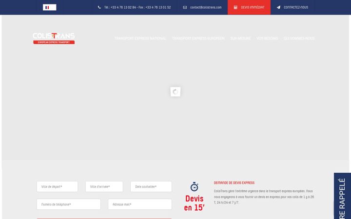 Screenshot of colistrans.com