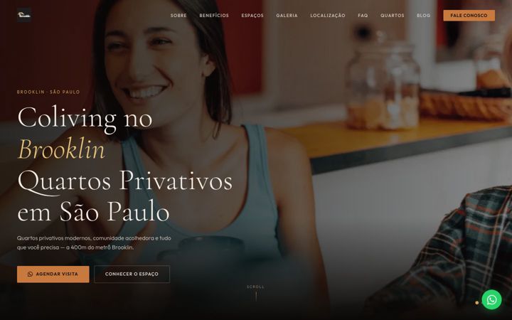Screenshot van colivingbrooklin.com.br