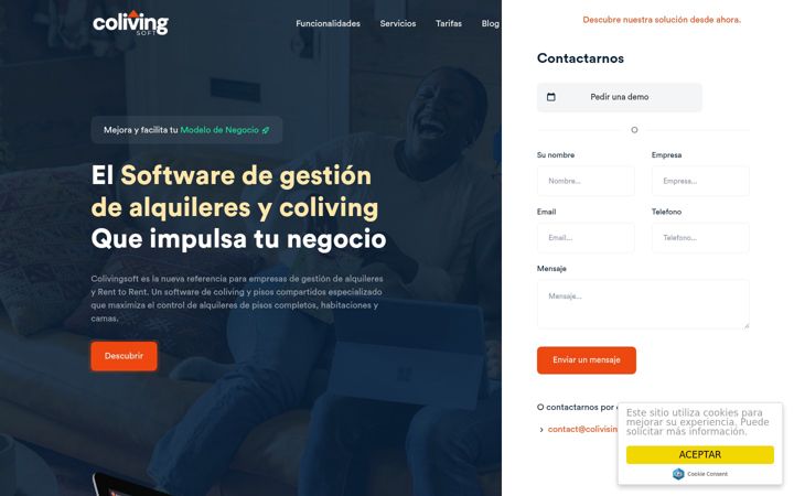 Screenshot of colivingsoft.com