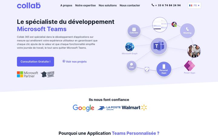 Screenshot of collab365.fr