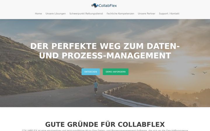 Screenshot of collabflex.com