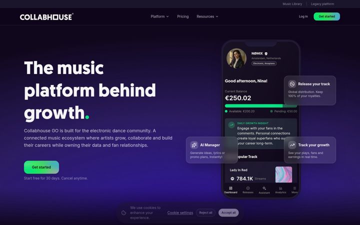 Screenshot of collabhouse.com