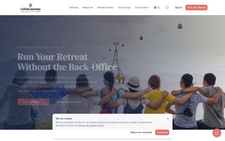 Screenshot of collabjourneys.com