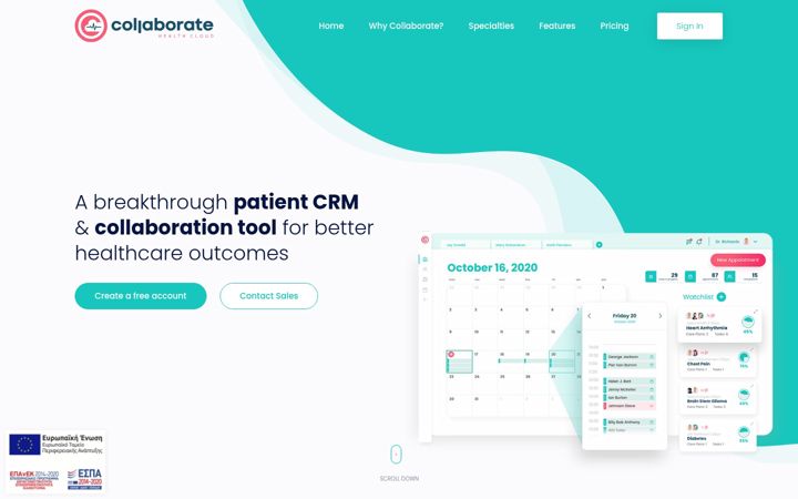 Screenshot of collaborate247.com