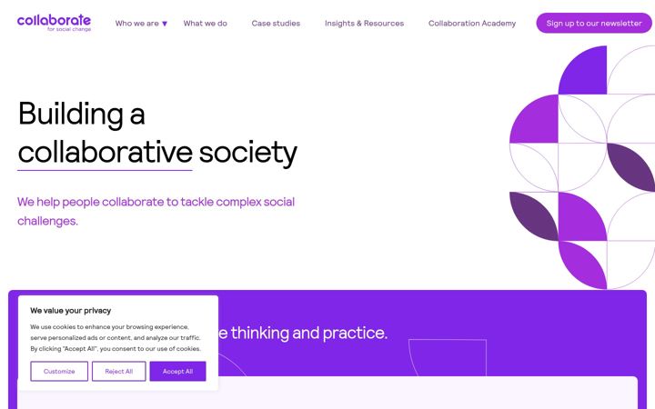 Screenshot of collaboratecic.com