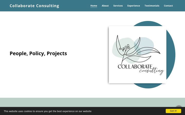 Screenshot of collaborateconsulting.eu