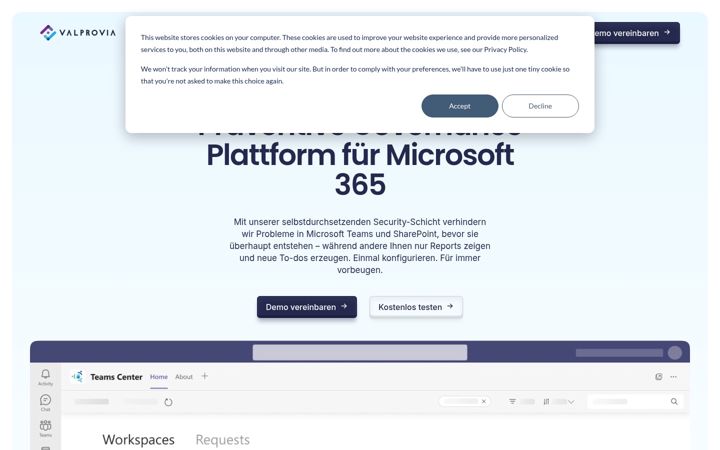 Screenshot of collabstack.de