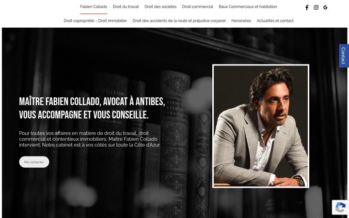 Skjermbilde av collado-avocat-antibes.fr