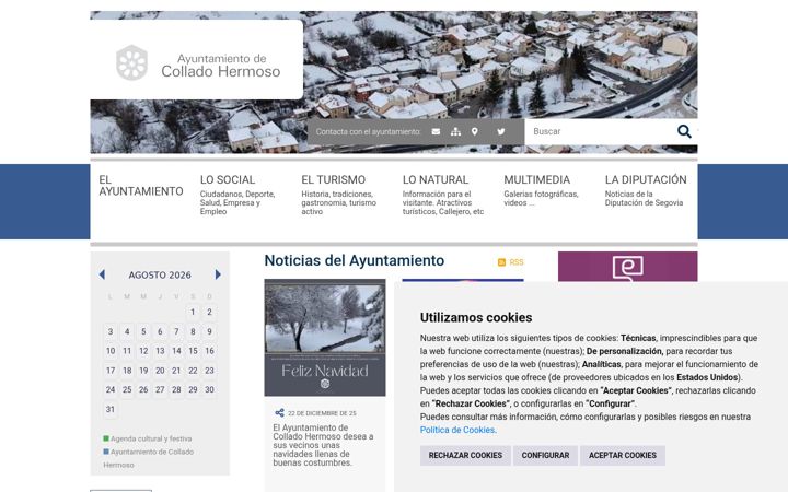 Skjermbilde av colladohermoso.es