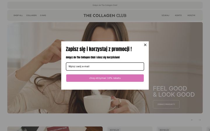 Screenshot of collagen-club.com
