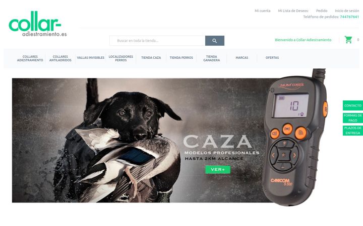 Screenshot of collar-adiestramiento.es