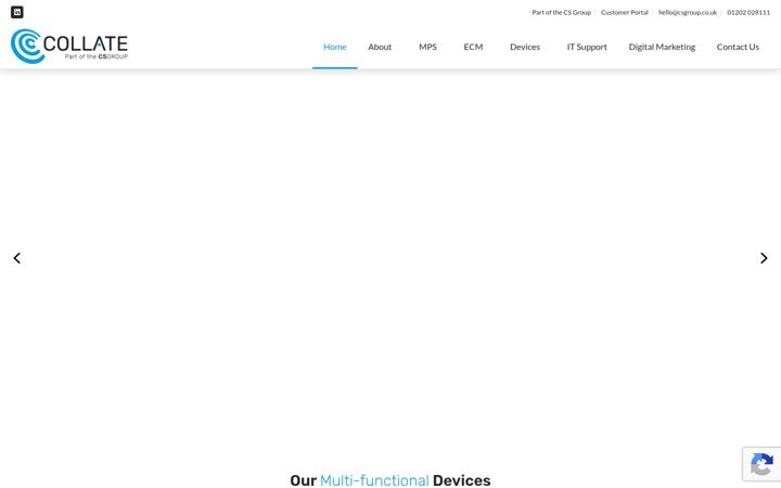 Screenshot of collate.co.uk
