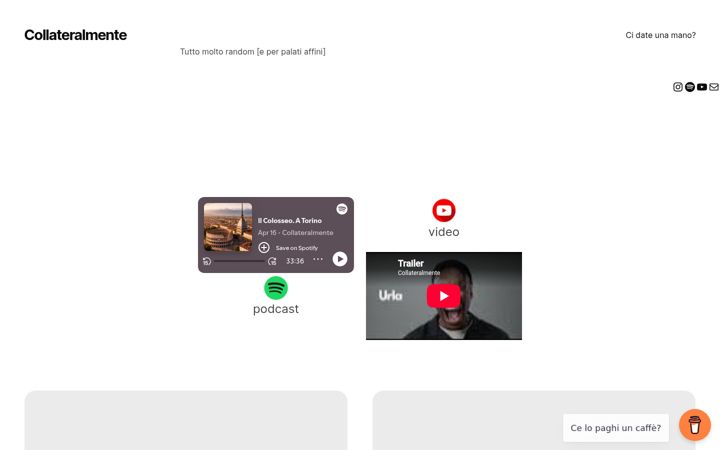 Screenshot of collateralmente.it
