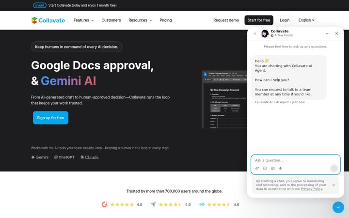 Screenshot of collavate.com