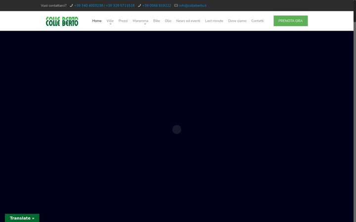 Screenshot of colleberto.it