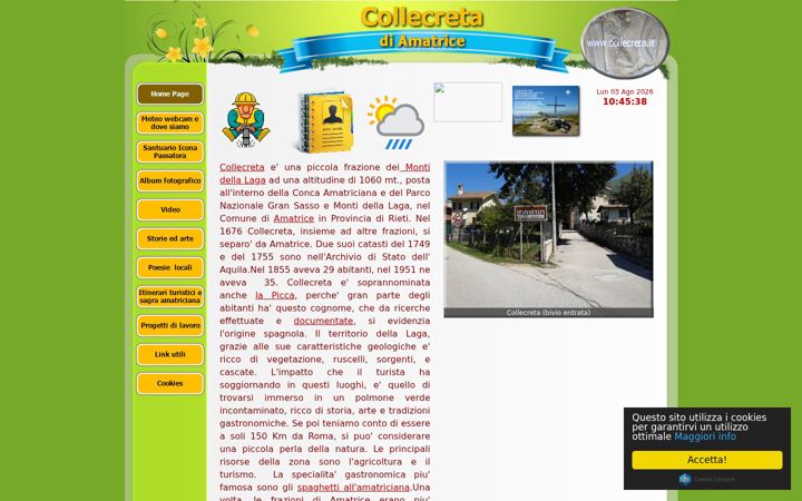 Screenshot of collecreta.it