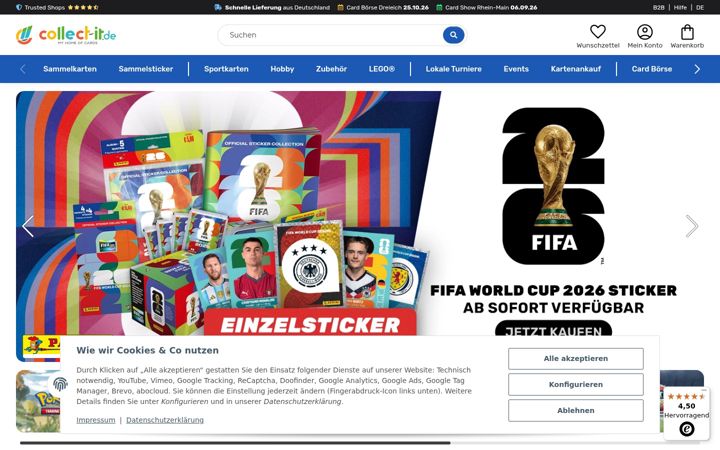 Screenshot van collect-it.de