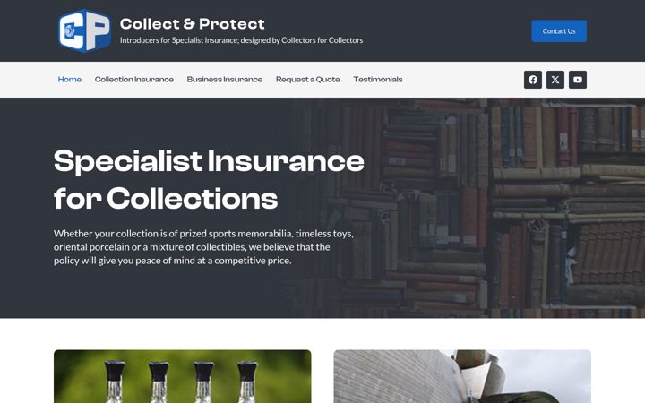 Screenshot of collectandprotect.com