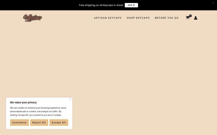 Screenshot of collectazy.com