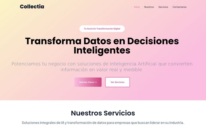 Screenshot of collectia-data.com