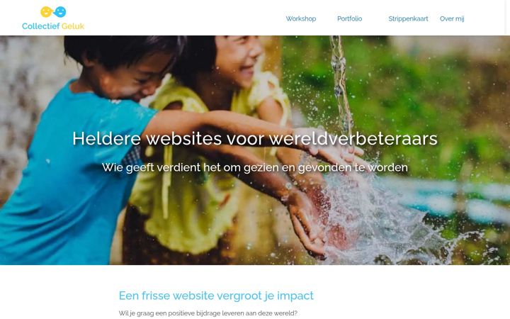Screenshot of collectiefgeluk.nl