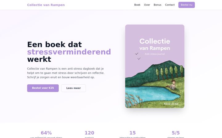 Screenshot von collectievanrampen.nl