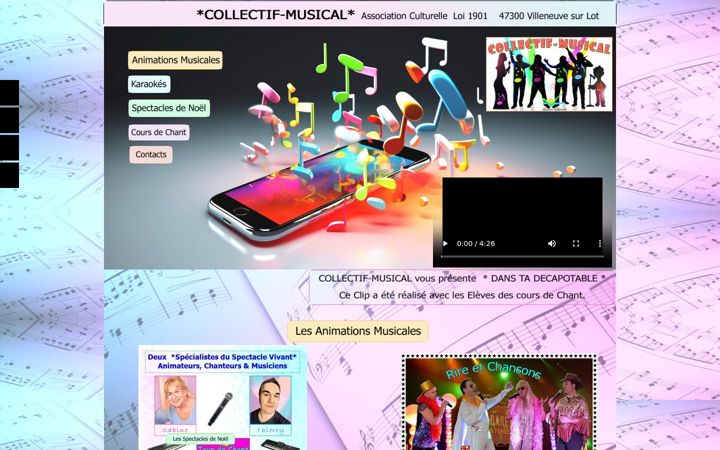 Screenshot of collectif-musical.fr
