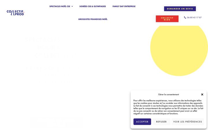 Screenshot di collectif-prod.fr