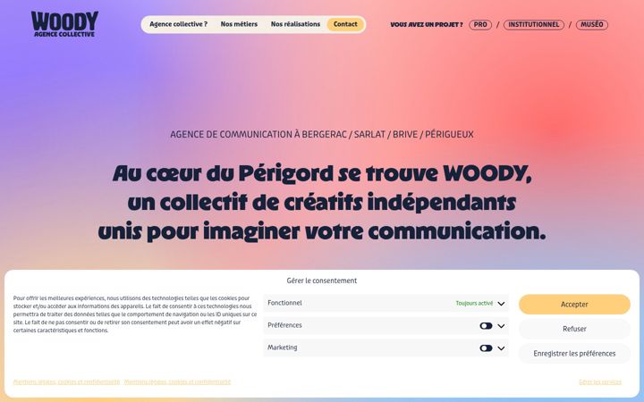 Screenshot di collectif-woody.fr
