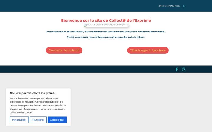 Screenshot of collectifdelexprime.fr