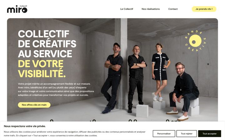 Screenshot di collectifmiro.fr