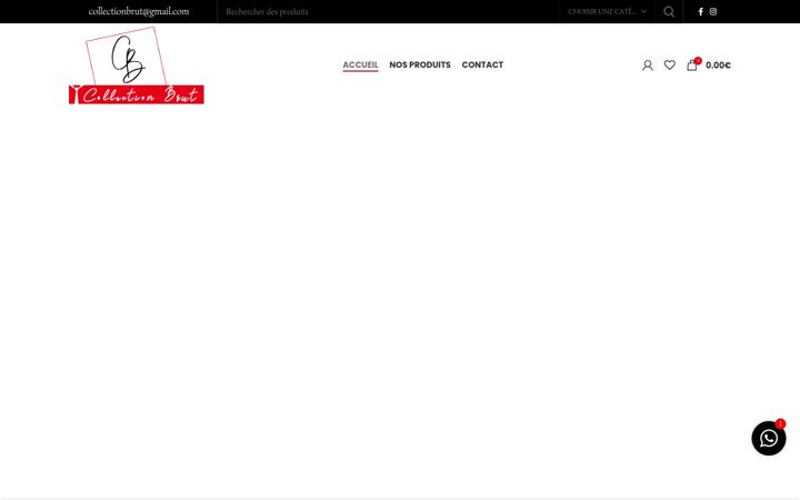 Screenshot of collection-brut.com