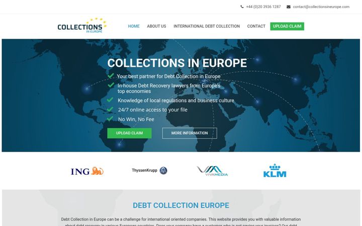 Screenshot of collectionsineurope.com