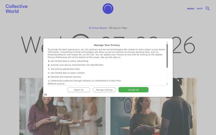 Screenshot of collective.world