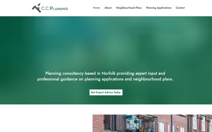 Screenshot of collectivecommunityplanning.co.uk